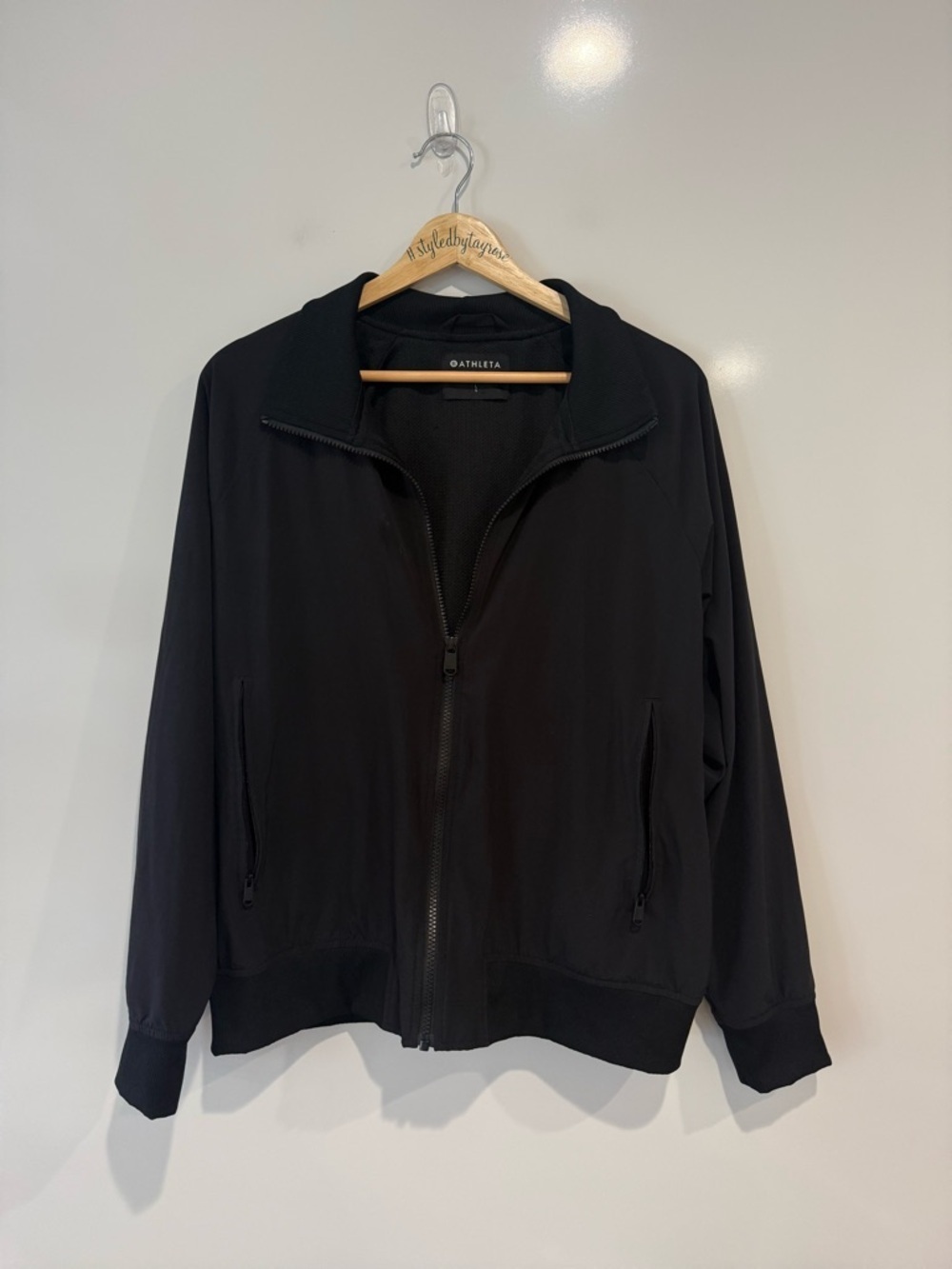 Athleta Brooklyn Bomber Jacket in Black - Picture 4 of 9